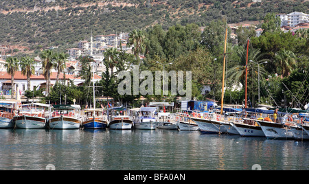 Boote im Hafen, Kas Türkei Stockfoto