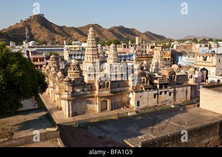 Alten klingelte Ji-Tempel in Indien Pushkar Stockfoto