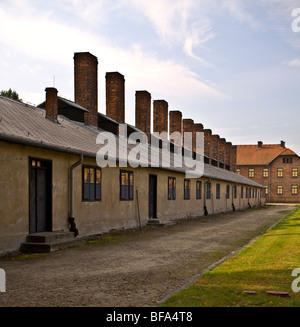 Die NS-Vernichtungslager in Auschwitz Stockfoto