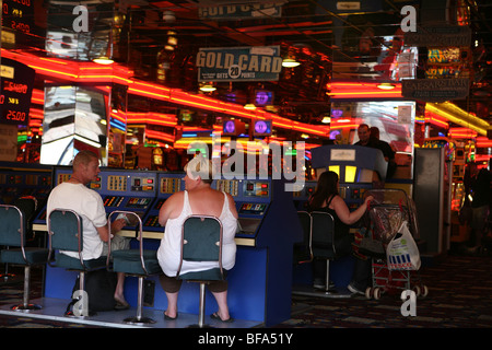 Eine Bingo-Halle direkt am Meer in Great Yarmouth, England Stockfoto
