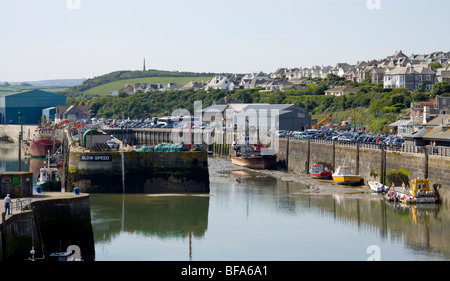 Padstow Hafen in North Cornwall England. Stockfoto