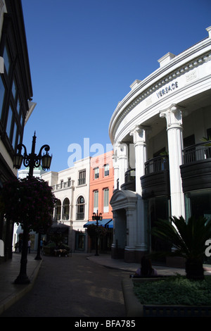 Rodeo Drive, Beverly Hills, Kalifornien Stockfoto