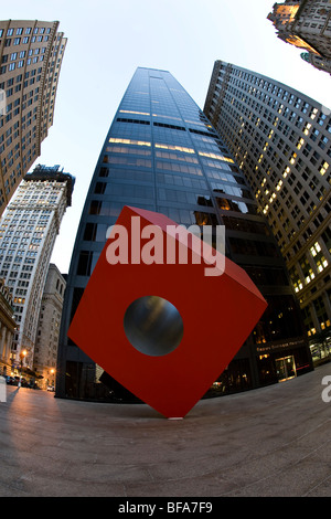 Isamus "roten Würfel", New York Stockfoto