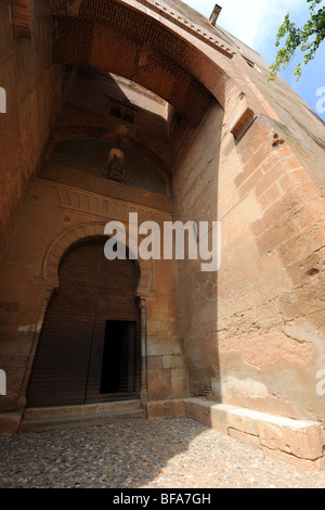 Puerta De La Justicia (Gerechtigkeit Tor), Eintritt in die Zitadelle, der Alhambra, Granada, Andalusien, Spanien Stockfoto