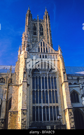 Die Kathedrale von Canterbury; Süd-West Querschiff und Harry Glockenturm Stockfoto