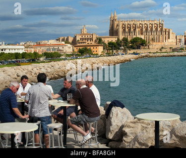 ES - MALLORCA: La Seu Kathedrale in Palma De Mallorca Stockfoto