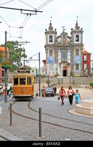 Kirche Santo Ildefonso, Praça da Batalha, Porto, Portugal Stockfoto