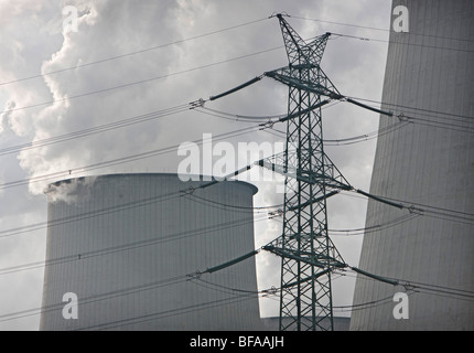 Braunkohlekraftwerk Jaenschwalde der Vattenfall Europe AG Stockfoto