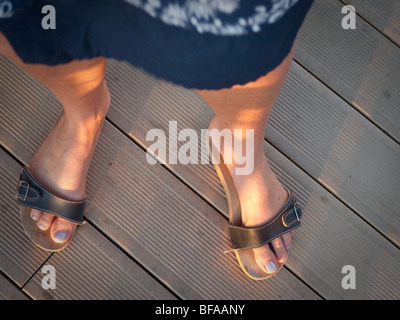 Holzschuhe Stockfoto