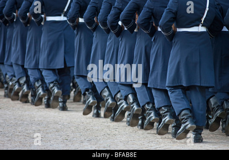 Wehrpflichtigen Armee der deutschen Streitkräfte in das Schloss Bellevue, Deutschland Stockfoto