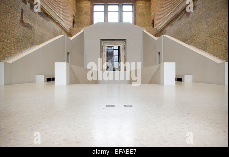 Treppenhaus, neues Museum in Berlin. Berlin, Deutschland 15.10.2009 Stockfoto