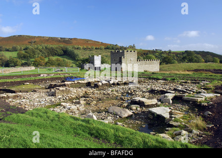 Römische Ausgrabungen am Vindolanda Stockfoto