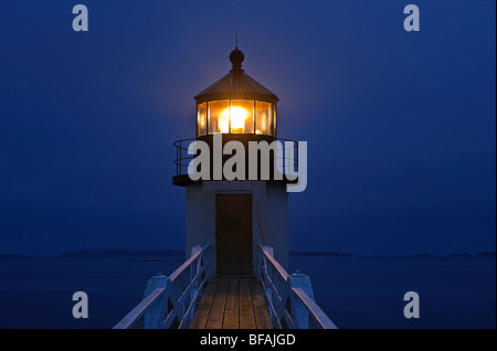 Marshall Point Light Station, Port Clyde, Maine, USA. Stockfoto