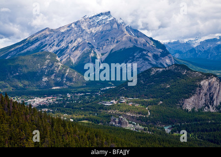 KANADA; Alberta; Banff; " Sulphur Mountain'; Banff Nationalpark; Kanadische Rockies; Kanadischen Rocky Mountain Stockfoto