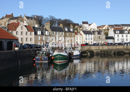 Pittenweem Hafen Fife, Schottland, November 2009 Stockfoto