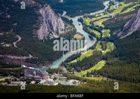 KANADA; Alberta; Banff; " Sulphur Mountain'; Banff Nationalpark; Kanadische Rockies; Kanadischen Rocky Mountain Stockfoto