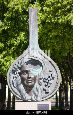 Guitarra Na Proa (Skulptur) in der Nähe von Belem, Lissabon, Portugal, Ostern 2009 Stockfoto