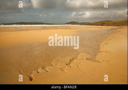 Horgabost Beach, Traigh Lar, Isle of Harris, äußeren Hebriden, die westlichen Inseln, Schottland, Großbritannien. Stockfoto