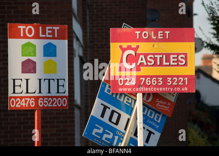 Mehrere Zeichen zu lassen Stockfoto