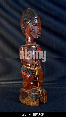 BAULE (Elfenbeinküste) Statuette Museumsqualität Stockfoto