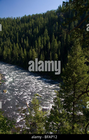 Die Henrys Fork des Snake River in der Caribou Targhee National Forest, Idaho, USA. Stockfoto