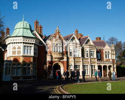 Das Herrenhaus, Bletchley Park, Bletchley. Heimat des WWII-Codebreakers, die Enigma und anderen Codes geknackt. Stockfoto