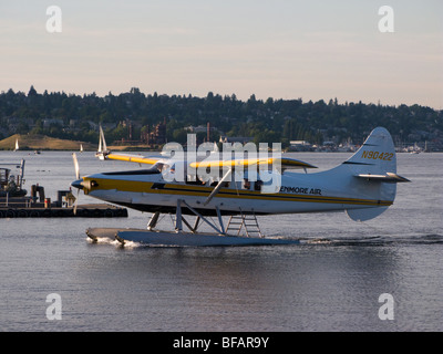 Kenmore Air amphibisch Flugzeug, Lake Union, Seattle, Washington Stockfoto