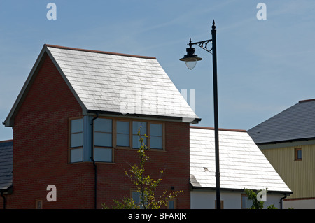Neu gebaute Häuser auf der Ravenswood Estate, Ipswich, Suffolk, UK. Stockfoto
