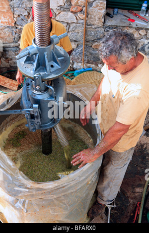 Griechenland Kykladen Sikinos Manalis Weingut Stockfoto