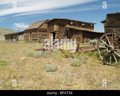 Old Trail Town, Cody, Wyoming, Vereinigte Staaten von Amerika. Stockfoto