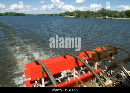 Huckleberry Railroad und Kreuzung Dorf, Flint, Michigan, Vereinigte Staaten von Amerika Stockfoto