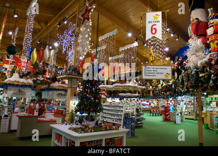 Bronners Christmas Wonderland, Frankenmuth, Michigan, Vereinigte Staaten von Amerika Stockfoto