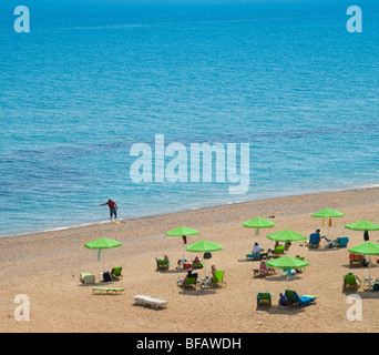 Skala Strand auf Kefalonia Stockfoto