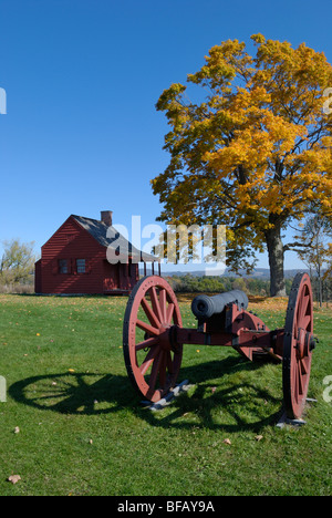 Szene in Saratoga nationaler Schlachtfeld Denkmal, Saratoga, New York. Stockfoto