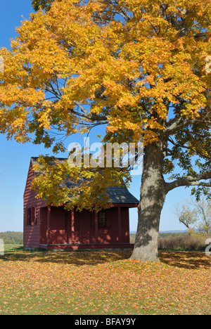 Szene in Saratoga nationaler Schlachtfeld Denkmal, Saratoga, New York. Stockfoto