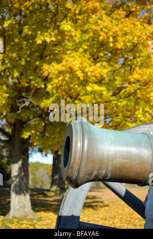 Szene in Saratoga nationaler Schlachtfeld Denkmal, Saratoga, New York. Stockfoto