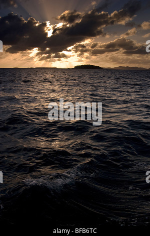 Whitsunday Inseln bei Sonnenaufgang, Queensland, Australien Stockfoto