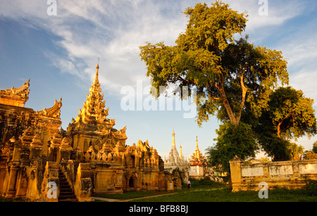 Das Maha Aung Mye Bon Zan Kloster in Ava (Inwa) Stockfoto