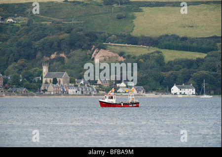 Kleines Fischerboot, Moray Firth, Schottland. Stockfoto