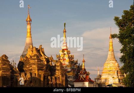 Das Maha Aung Mye Bon Zan Kloster in Ava (Inwa) Stockfoto