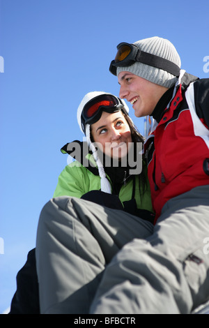 Wäschetrockner im Schnee Stockfoto