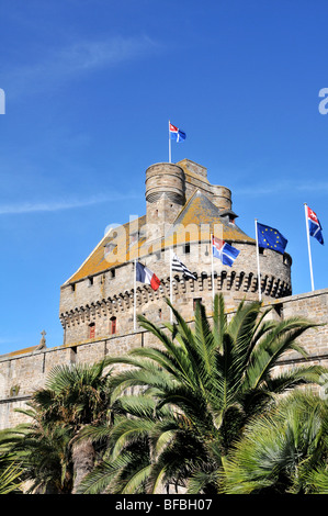 Schloss, Saint Malo, Bretagne, Frankreich Stockfoto