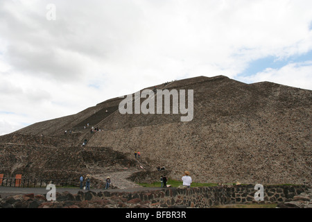 Archäologische Zone von Teotihuacan in Mexiko. Stockfoto