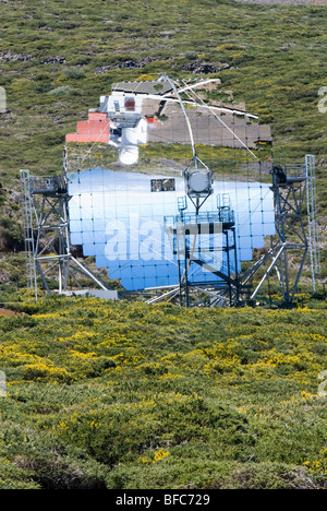 Observatorio Astrofisico, astronomisches Observatorium auf dem Roque de Los Muchachos, La Palma, Kanarische Inseln, Spanien, Europa. Stockfoto