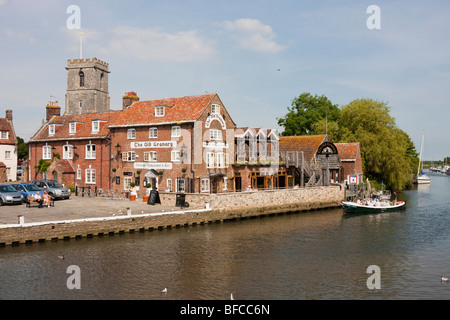 Fluß Frome in Wareham, Dorset, England Stockfoto