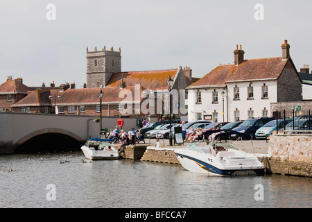 Fluß Frome in Wareham Dorset, England Stockfoto