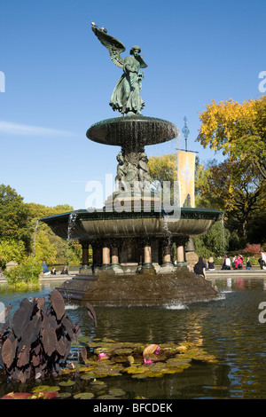 Bethesda Fountain, Central Park, New York City Stockfoto