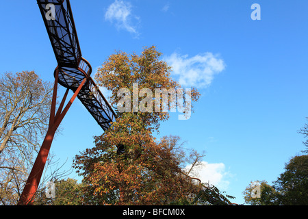 Vereinigtes Königreich West London Kew Gärten der Rhizotron und Xstrata Treetop walkway Stockfoto