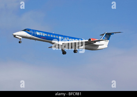 Eine Embraer E145MP RJ des BMI regional Stockfoto