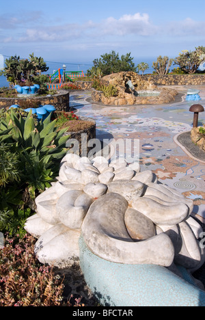 Plaza La Glorieta in Las Manchas, La Palma, Kanarische Inseln, Spanien, Europa. Stockfoto